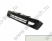 Бампер передний крашеный MITSUBISHI LANCER 9 рест. под ПТФ (2003-2008) W37 - FROST WHITE TYG TYG 6400B378WA-W37