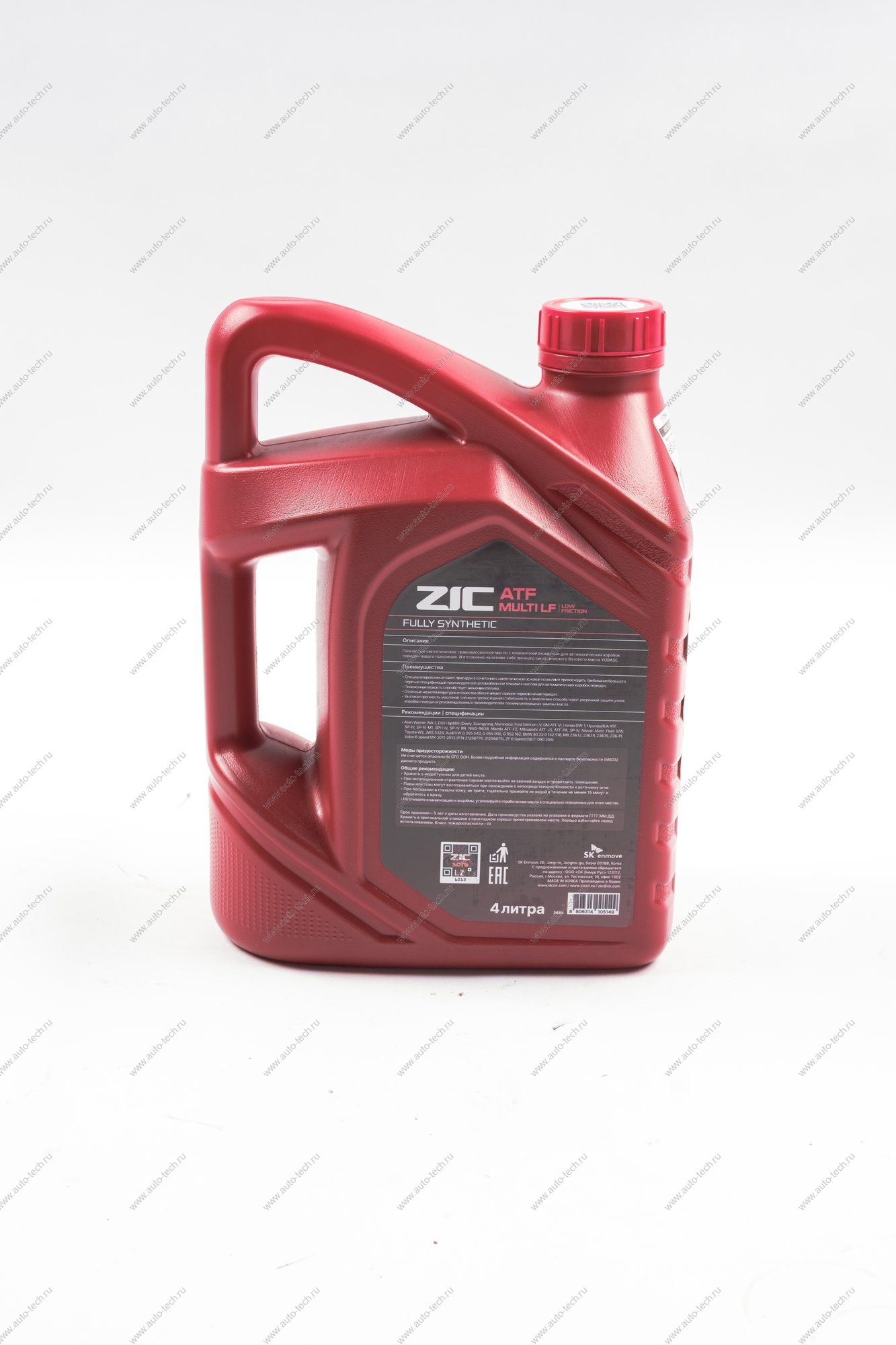 Масло трансмиссионное ATF Multi LF для АКПП (4 л) ZIC ZIC 162665