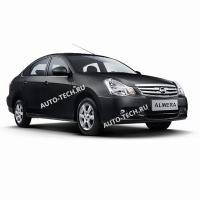 Бампер передний крашеный NISSAN Almera седан G15 c 13- Черный металлик Z11 Gamma