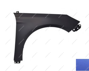 Крыло правое Ford Focus 3 крашеное Sonic Blue Metallic SN/25V Api  1729700-SN/25V