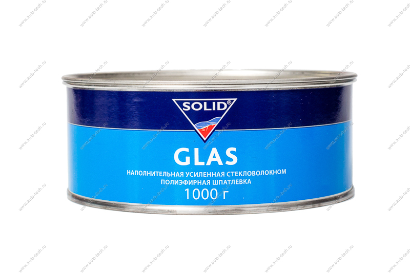 SOLID Шпатлевка двухкомпонентная GLAS 1кг(ст-в)  316.1000