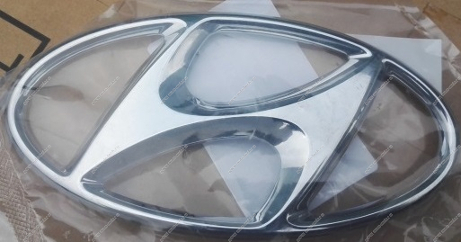 Эмблема в крышку багажника HYUNDAI Solaris с 2017 Hyundai Hyundai/KIA 86341H5000
