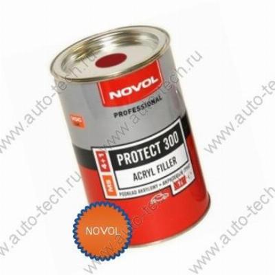 Novol Грунт PROTECT 300 4+1MS красный (1л+0,25л отв. H5520) к-т Novol 37051