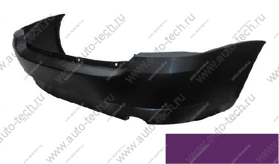 Бампер задний ВАЗ-1118 крашеный 515 Изабелла Технопласт  11180-2804015-515