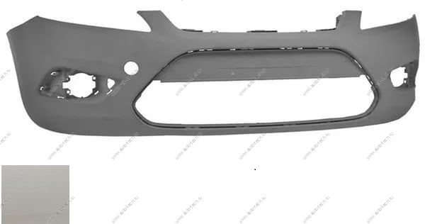 Бампер передний Ford Focus 2 седан крашеный White Platinum Tricoat UG/M7204A Gama  1521127-UG/M7204A