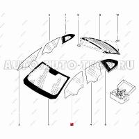 Стекло LADA XRAY окна боковины левое (тонированное) Lada LADA 833072843R