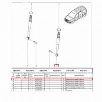 Амортизатор задней подвески LADA Largus/Лада Ларгус для универсала 1 шт. Renault RENAULT 6001549248