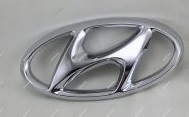 Эмблема решетки радиатора HYUNDAI Solaris с 2017 Hyundai Hyundai/KIA 86300H5000