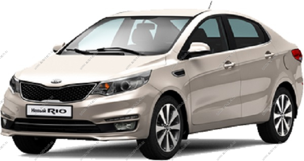 Бампер передний KIA Rio 3 крашеный Бежевый металлик UBS c 2011-  86511-4Y000-UBS