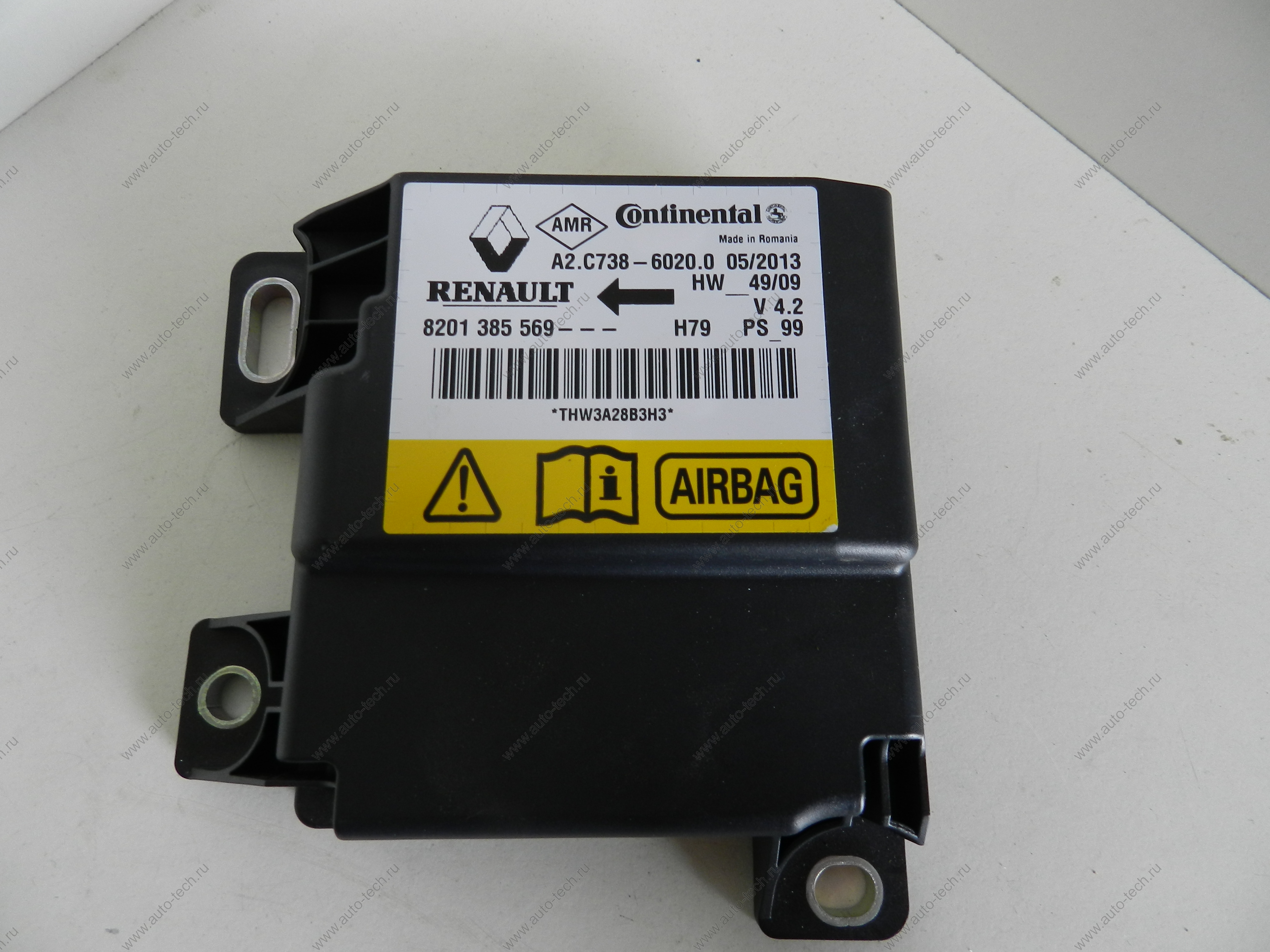 Электроблок подушек безопасности Renault Duster/Рено Дастер пассажира Renault RENAULT 8201385569