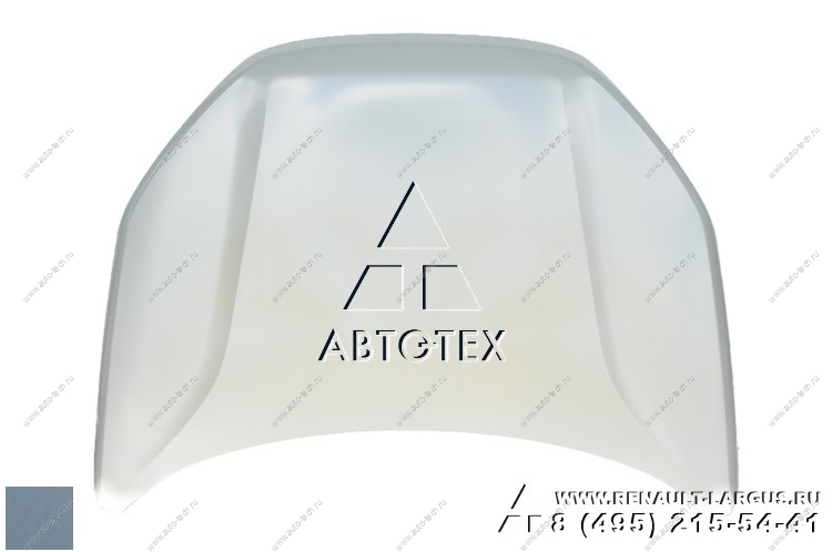 Капот LADA Vesta Sedan/SW/ SW Cross в цвет 496 Фантом (серо-голубой), герметик только по шву АвтоВАЗ LADA 8450039378-496