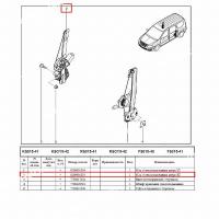 Стеклоподъемник LADA Largus/Лада Ларгус задней правой двери (электр) Lada  827207186R