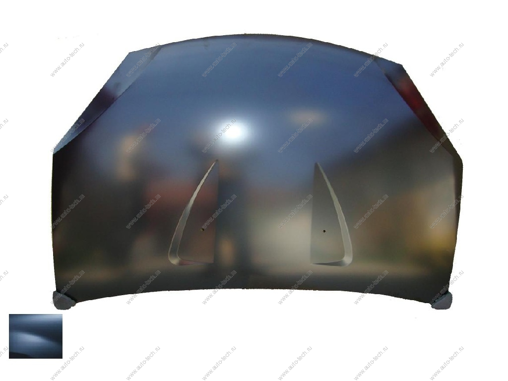 Капот RENAULT Sandero крашеный Blue minerale RNF Синий мин API  6001551350-RNF