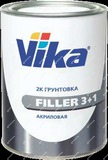 Грунт выравнивающий АК-0331 (Filler 3+1) черный 1л.+отвер 0,331 0.2 кг. VIKA  AK-0331