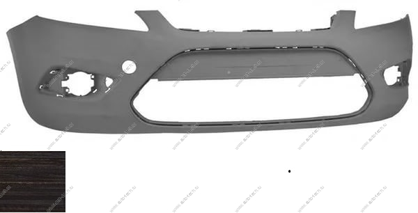 Бампер передний Ford Focus 2 седан крашеный Black Ebony UA/M6373A Gama  1521127-UA/M6373A