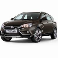 Бампер задний LADA Vesta SW Cross/Cross седан крашеный(без 8450031033 и 8450032362) 246 Ангкор (коричневый) LADA