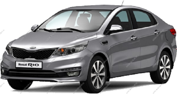 Бампер передний KIA Rio 3 крашеный Cеребристый металлик RHM c 2011-  86511-4Y000-RHM