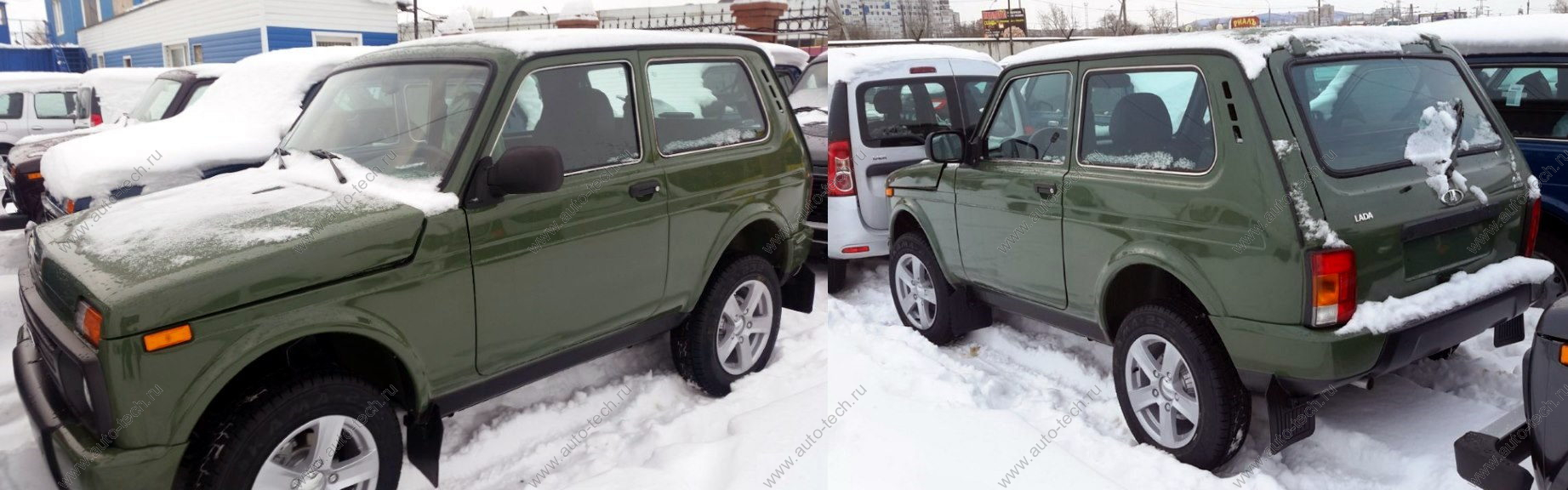 Бампер передний крашеный ВАЗ-21214 Niva Urban 309 Аллигатор Кампласт LADA 21214-2803010-309