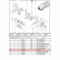 Ступица переднего колеса 23 шл.(без подшипника) LADA Largus/XRAY ASAM-SA