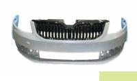 Бампер передний крашеный SKODA OCTAVIA A7 (с отв. под омыв.) (9157 - PLATIN GREY) TYG Бампер передний крашеный SKODA OCTAVIA A7 (с отв. под омыв.) (9157 - PLATIN GREY) TYG