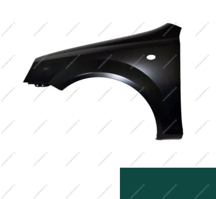 Крыло крашеное CHEVROLET LACETTI (SD/WGN) перед. лев (с отв. повт.) 34U - MODERN GREEN API Api 96548991-34U