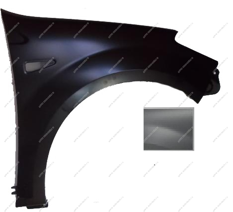 Крыло правое RENAULT Sandero крашеное Gris Platine D69 Cерая платина API Api 6001551026-D69