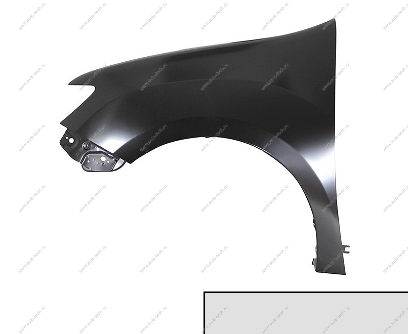 Крыло переднее левое RENAULT Sandero Stepway 2014- крашеное Gris Platine D69 Cерая платина Renault RENAULT 631015919R-D69-ориг