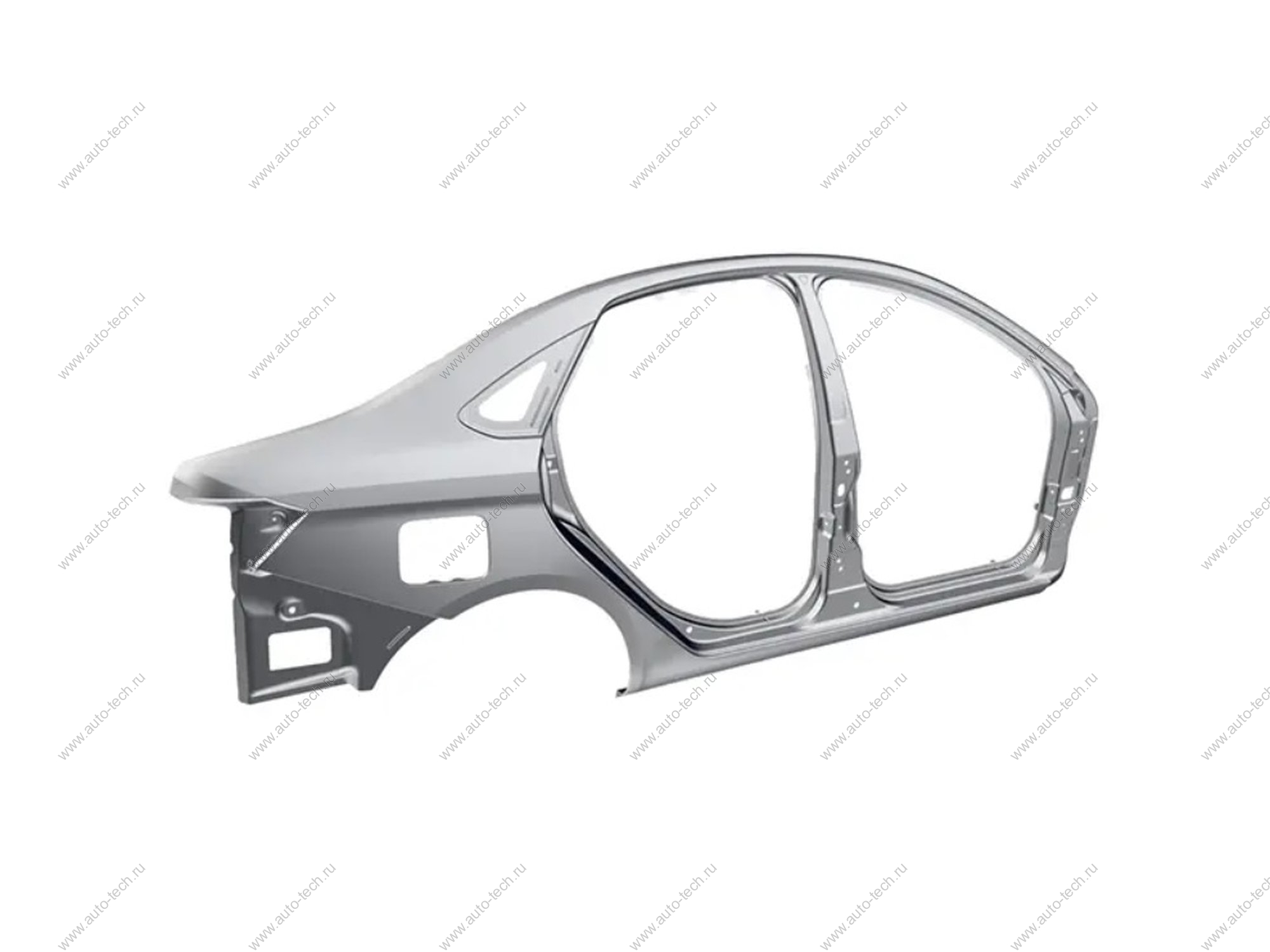 Боковина кузова наружняя правая (оцинкованное напыление)(крыло заднее+порог) Lada Vesta SW Cross Lada LADA 8450013753