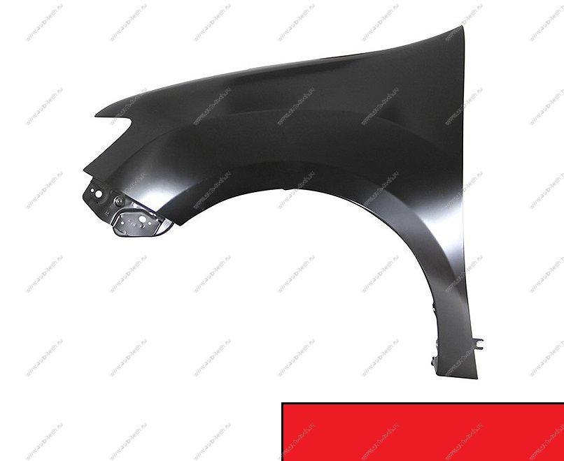 Крыло переднее левое RENAULT Sandero Stepway 2014- крашеное B76 (красный) Renault RENAULT 631015919R-B76-ориг