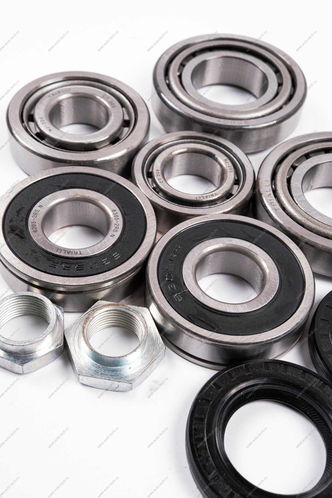 Ремкомплект КПП (5 ступ.) полный для а/м Лада Vesta (15-)/Kalina II (13-) (6 подшип +3 сальн+ 2 гайки) к-т Trialli TRIALLI CTS790