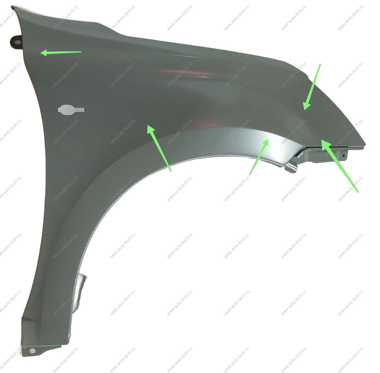 Крыло Datsun переднее правое С ОТВЕРСТИЕМ под повторит поворота с 2019 г( Несколько мелких тычков ) Gamma GAMMA GMWF19369R