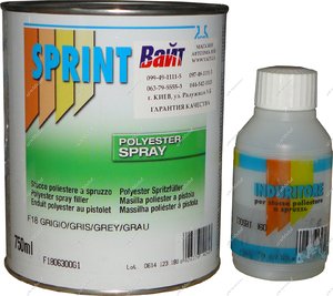 SPRINT Шпатлевка F18 Sprey Filler" 1,2 кгд/расп 0.75л+60 г 3M F1806300G1