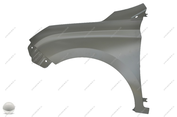 Крыло LADA XRAY переднее левое крашеное 691 Платина (серебристый) АвтоВАЗ LADA 631014885R-691