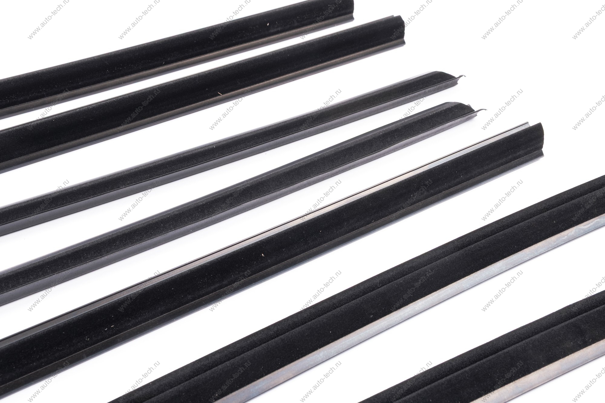 Бархотка стекла двери ВАЗ-2110 передняя +задняя внутренния+наружняя к-т 8шт. БРТ LADA PK69P