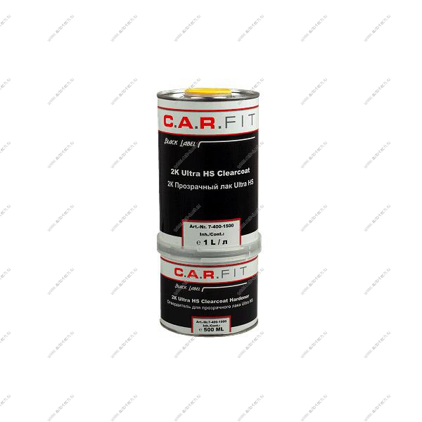 Лак прозрачный Ultra HS 1л + ОтверUltra HS 0,5 C.A.R .FIT C.A.R .FIT 7-400-1500