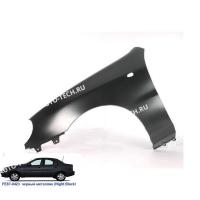 Крыло переднее левое Chevrolet Lanos крашеное Night black Черный металлик FE87-9423 с отв п/повт. API Крыло переднее левое Chevrolet Lanos крашеное Night black Черный металлик FE87-9423 с отв п/повт. API