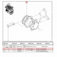 Компрессор LADA Largus/Лада Ларгус кондиционера Renault RENAULT 8200866443