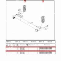 Пружина задней подвески LADA Largus/Лада Ларгус цилиндрическая винтовая универсал 7 мест Renault  6001550900