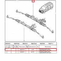 Рейка рулевая LADA Largus/RENAULT Logan/Sandero (с ГУР) Lada LADA 490013367R