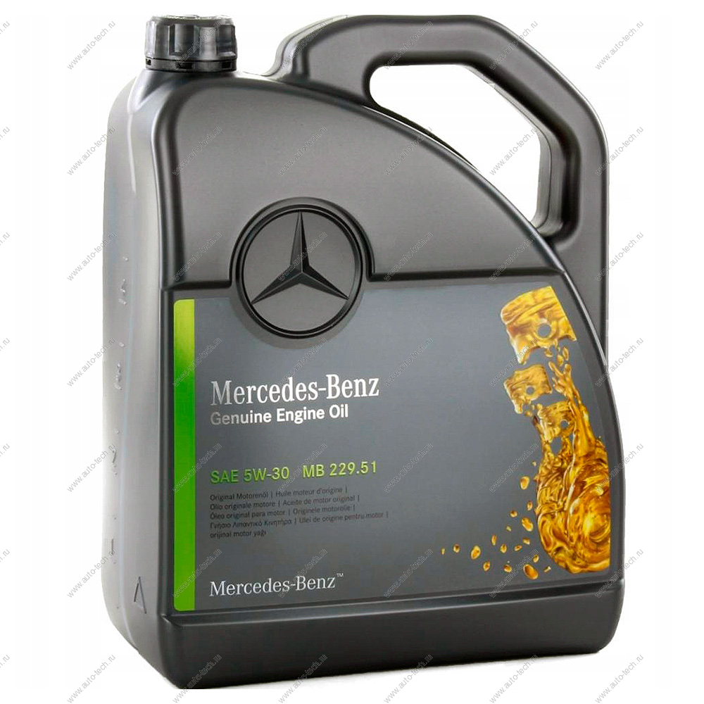 МАСЛО МОТОРНОЕ MB 229.51 SAE 5W-30 5Л Mercedes Benz Mercedes Benz A000989220713FBDR