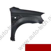 Крыло крашеное CHEVROLET AVEO (T250) 06- перед. правое (с отв. под повт.) 71U - SUPER RED SIMYI Крыло крашеное CHEVROLET AVEO (T250) 06- перед. правое (с отв. под повт.) 71U - SUPER RED SIMYI
