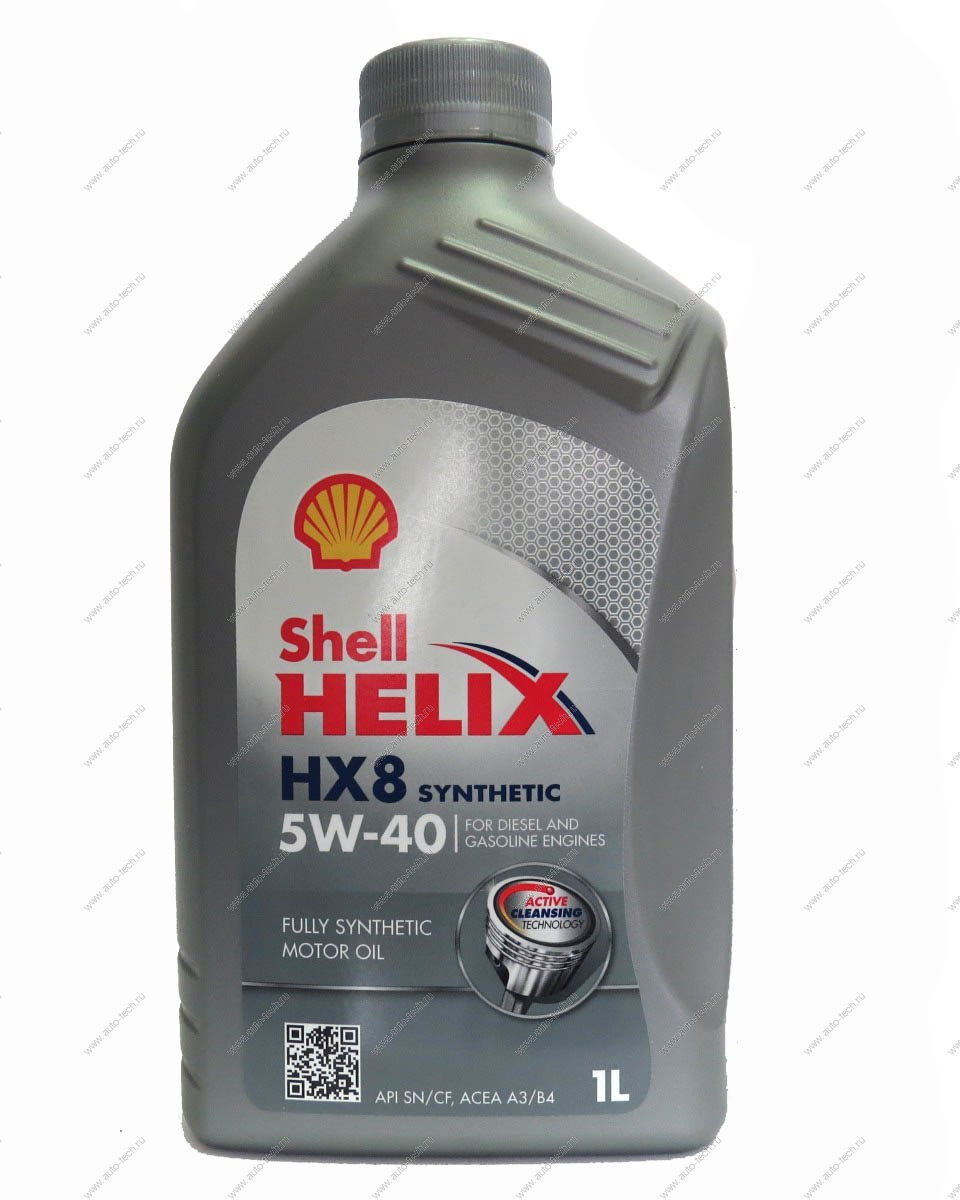 Масло моторное SHELL Helix HX-8 5W40 SN 4 л SHELL 88888H54000408