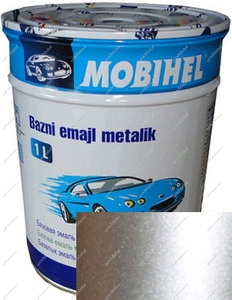 Базовая эмаль металлик Mobihel Сильвер Серебристая 1л MOBIHEL 877052