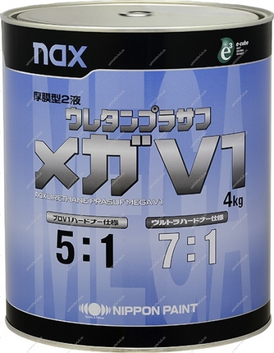NIPPON PAINT Грунт-выравниватель белый 5+1 4л+отв.0,8 NIPPON PAINT LU9579