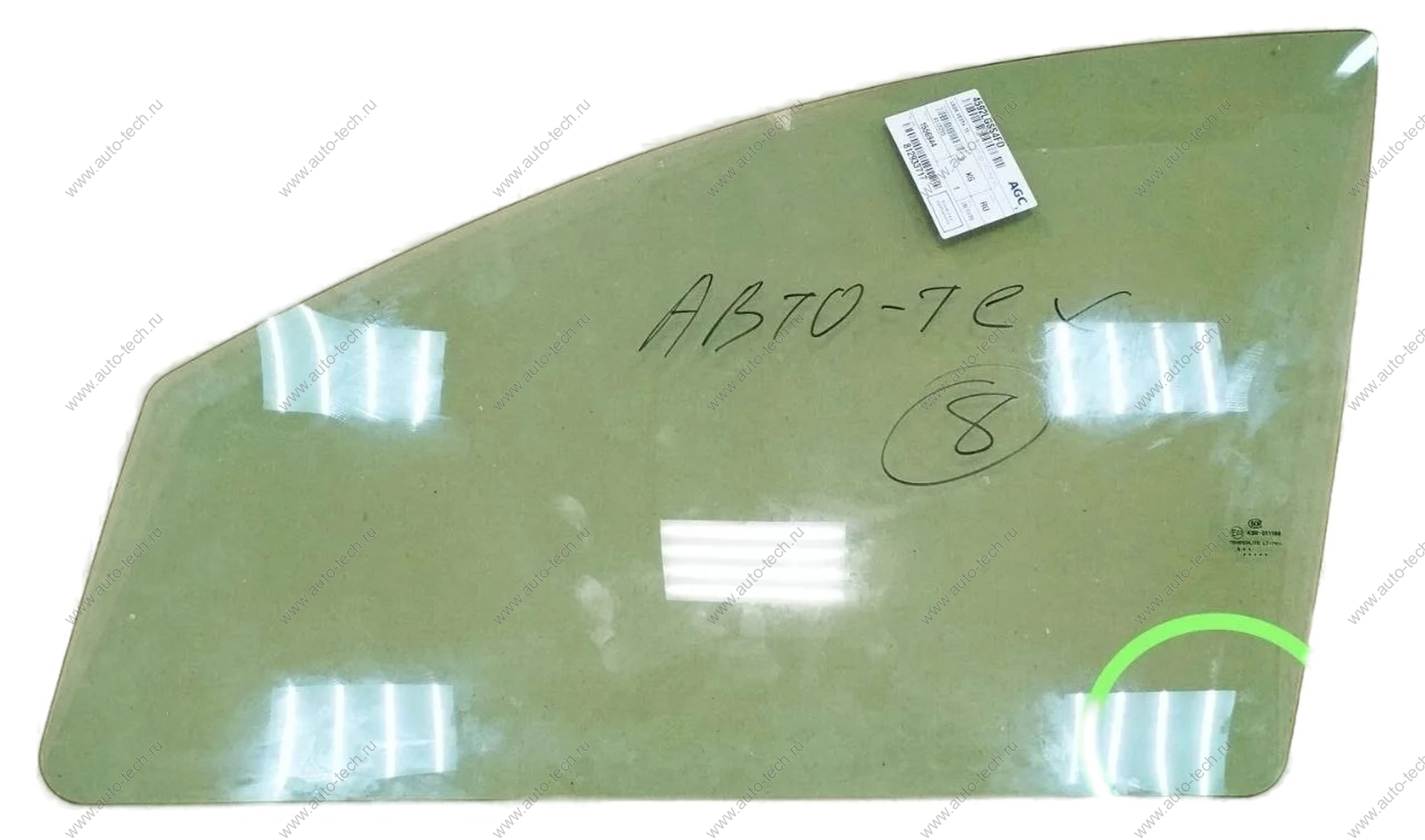 УЦЕНКА Стекло новое LADA Vesta опускное передней двери левое тонирован. ( Царпины в левом нижнем углу ) (Tinted) Lada LADA 8450045191