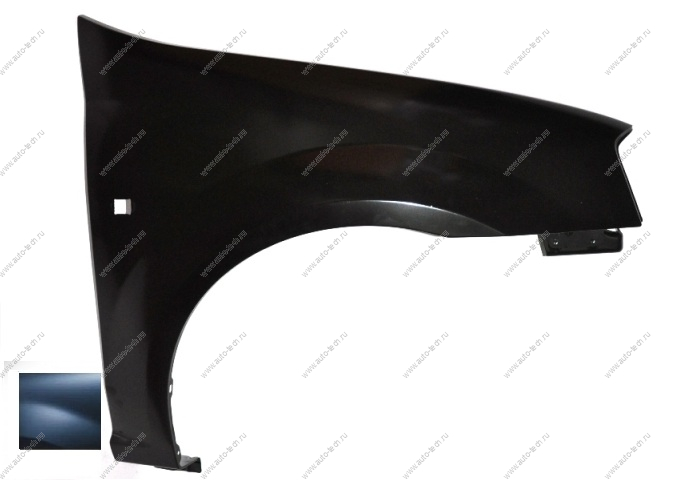 Крыло переднее правое RENAULT Logan/Рено Логан крашеное RNF Blue minerale Синий минерал Renault Api 6001549973-RNF