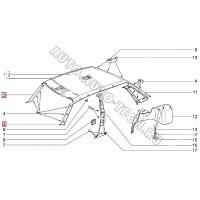 Обивка стойки ветрового окна ВАЗ-2110 правая+левая к-т LADA 21100-5402114+15