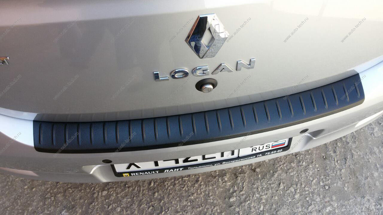 Накладка на задний бампер "АртФорм" Renault Logan II с 2014 г.в. YUAGO Yougo YU-NZBRL