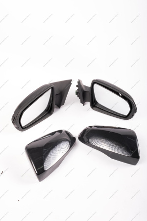 Зеркало LADA Vesta левое+ правое в сборе с накладкой под покраску электропривод , обогрев с повторит поворота в стиле Лексус (тонирован) к-т MIRR MIRR 8450008044+8450030954-тон