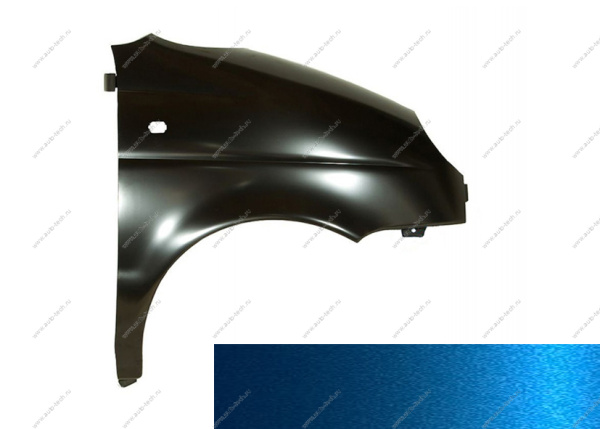 Крыло переднее правое крашеное DAEWOO Matiz с 01-05г Сине-глазурный GCT Api Api DAMA01-W0FWH-R-GCT
